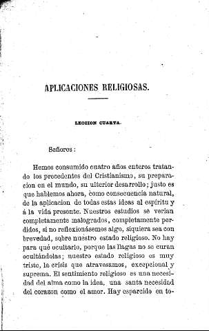 Aplicaciones religiosas. Lección cuarta