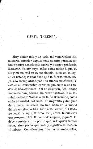 Carta tercera