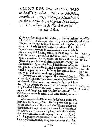 Elogio del Doct. D. Lorenzo de Padilla y Alva ...