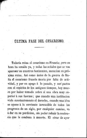 Última fase del cesarismo