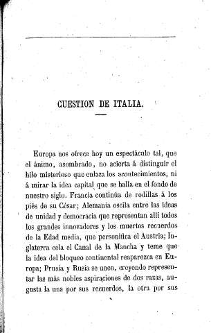 Cuestion de Italia
