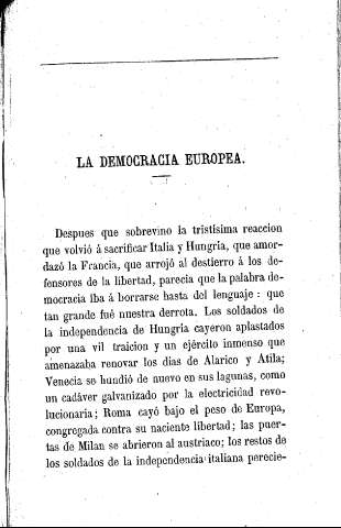 La democracia europea