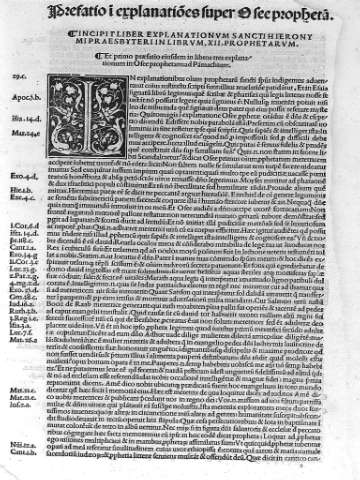 a [Super O see prophetam ad Pamachium] 