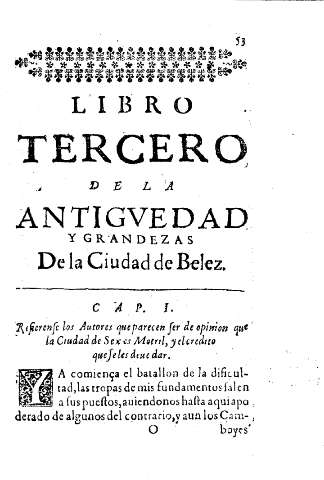 LIBRO TERCERO.  Referense los autores que perecen ser de opinion que la Ciudad de Sex es Motril, y el credito que se les deve dar.