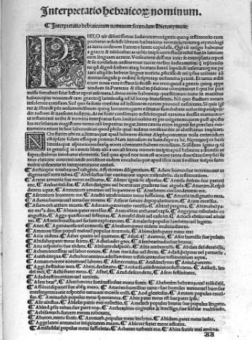 AA [Interpretatio hebraicorum nominum]