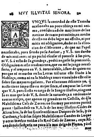 Muy Ilustre Señora.