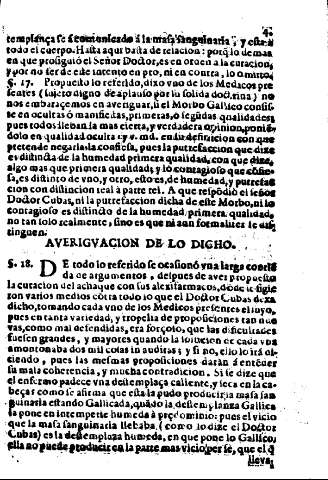 Averiguacion de lo dicho.