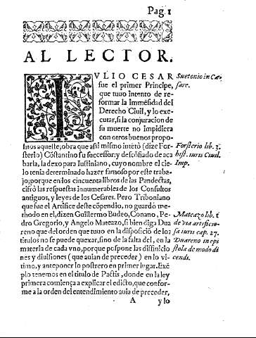 Al lector.