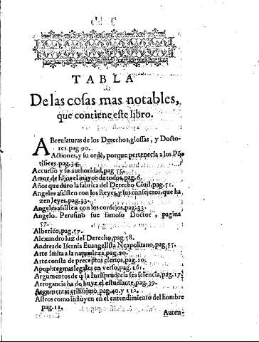Tabla de las cosas notables que contiene este libro.