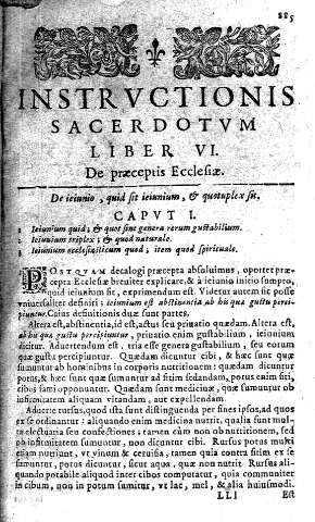 INSTRUCTIONIS SACERDOTUM LIBER VI