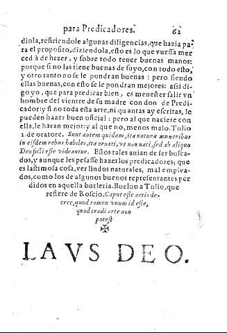 LAUS DEO.