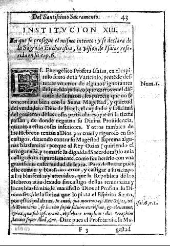 Institucion XIII