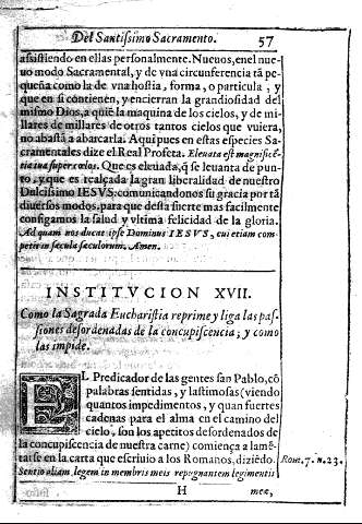 Institucion XVII