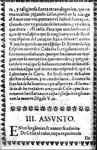 III. Assunto