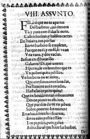 VIII. Assunto