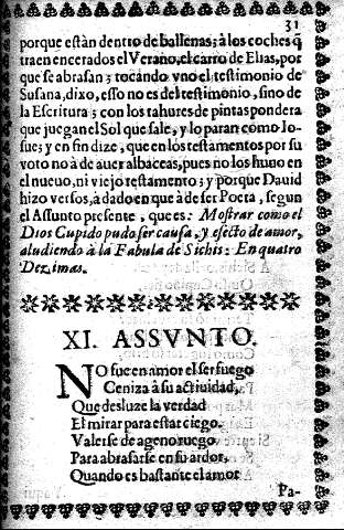 XI. Assunto