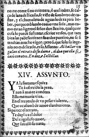 XIV. Assunto