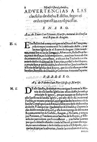 Advertencias a las clausulas de dicho Edicto, según el orden que estan en el puestas.