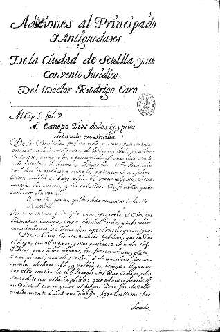 Adiciones al Principado y Antiguedades