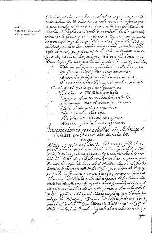 Inscripciones y medallas de Acinipo, ciudad en el sitio de Ronda la vieja