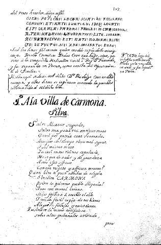 A la Villa de Carmona