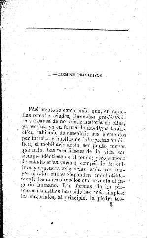 I. Tiempos primitivos