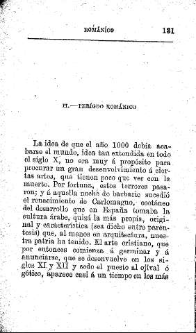 II. Periodo románico