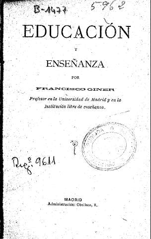 Educación y enseñanza