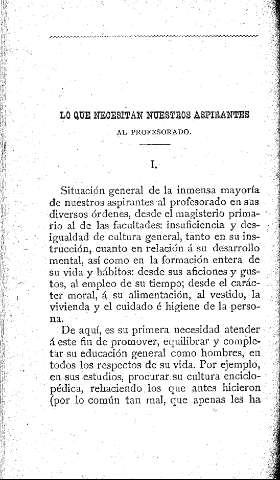 Lo que necesitan nuestros aspirantes al profesorado