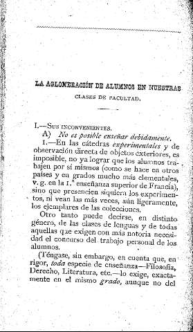 La aglomeración de alumnos en nuestras clases de Facultad