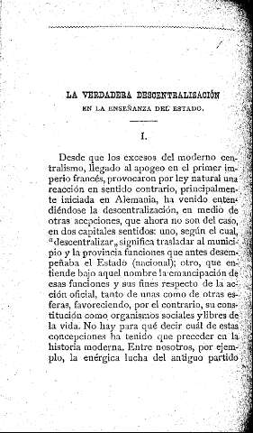 La verdadera descentralización en la enseñanza del Estado