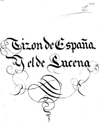 Tizon de España y el de Lucena