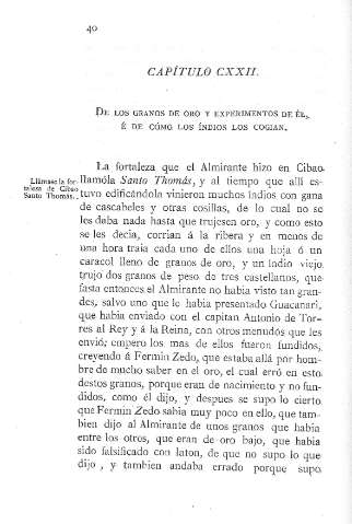 CXXII. De los granos de oro y experimentos de él...
