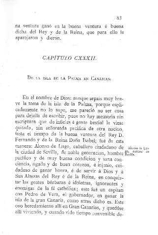 CXXXII. De la isla de la Palma en Canarias