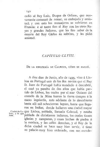 CLVIII. De la Especería de Calecud, cómo se halló