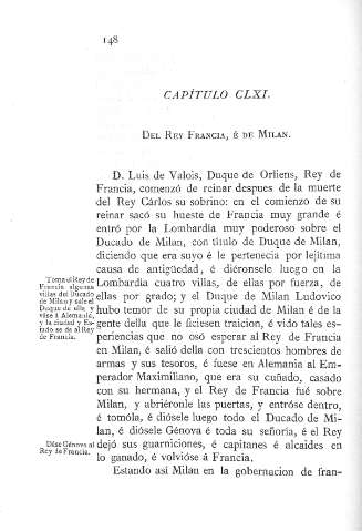 CLXI. Del Rey de Francia é de Milán