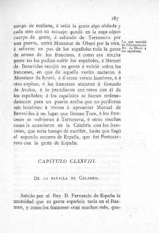 CLXXVIII. De la batalla de Calabria