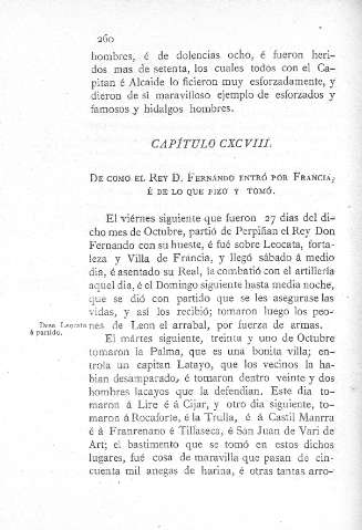CXCVIII. De como el Rey Don Fernando entró por Francia...