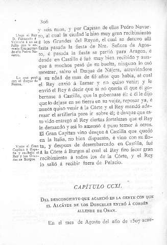 CCXI. Del desconcierto que acaeció en la gente...