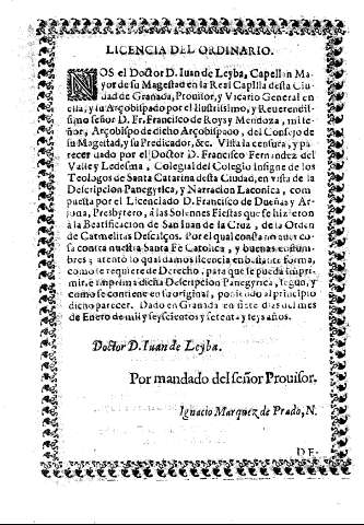 Licencia del ordinario