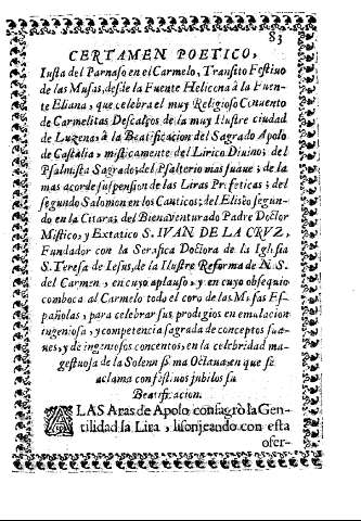 Certamen poetico