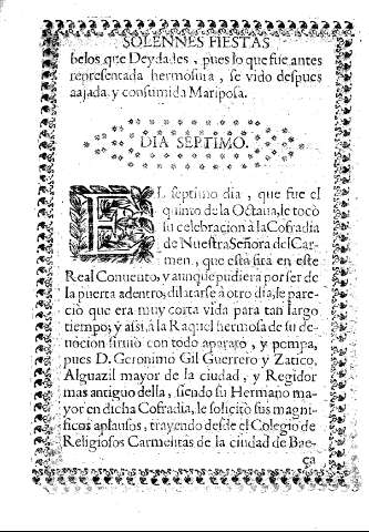 Dia Septimo