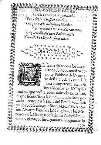 Dia Octavo