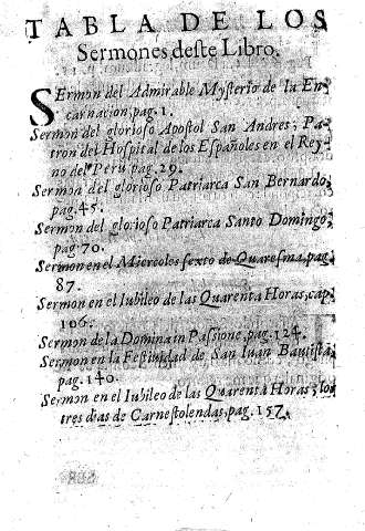 Tabla de los sermones deste libro.