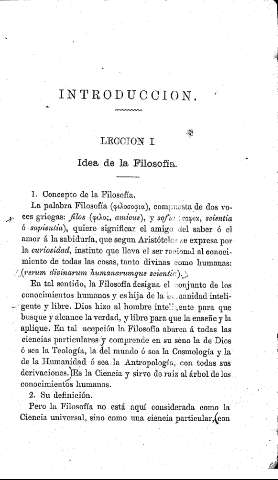 Introducción. Lección I.