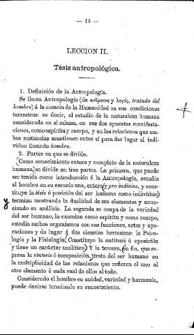 Lección II.