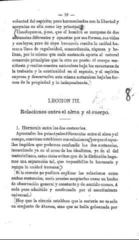 Lección III.