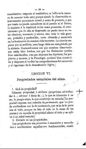 Lección VI.