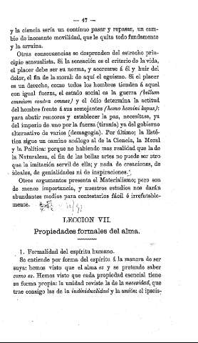 Lección VII.