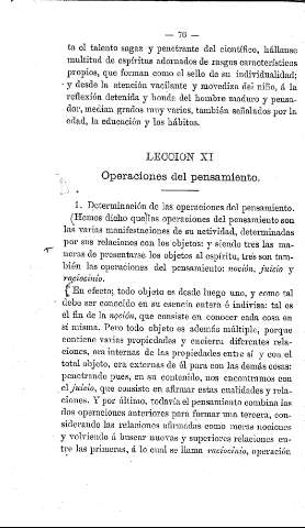 Lección XI.